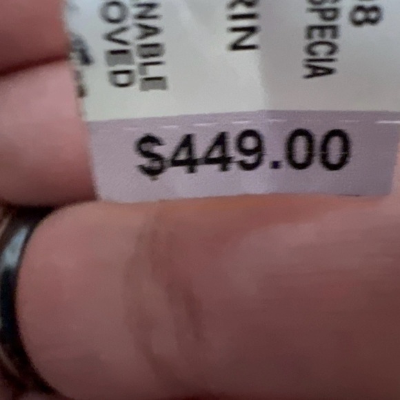 Sz 7 Amethyst Bezel Statement Ring (9 ct. t.w.) Orig $450 Macy’s Fine Jewelry - Picture 12 of 12